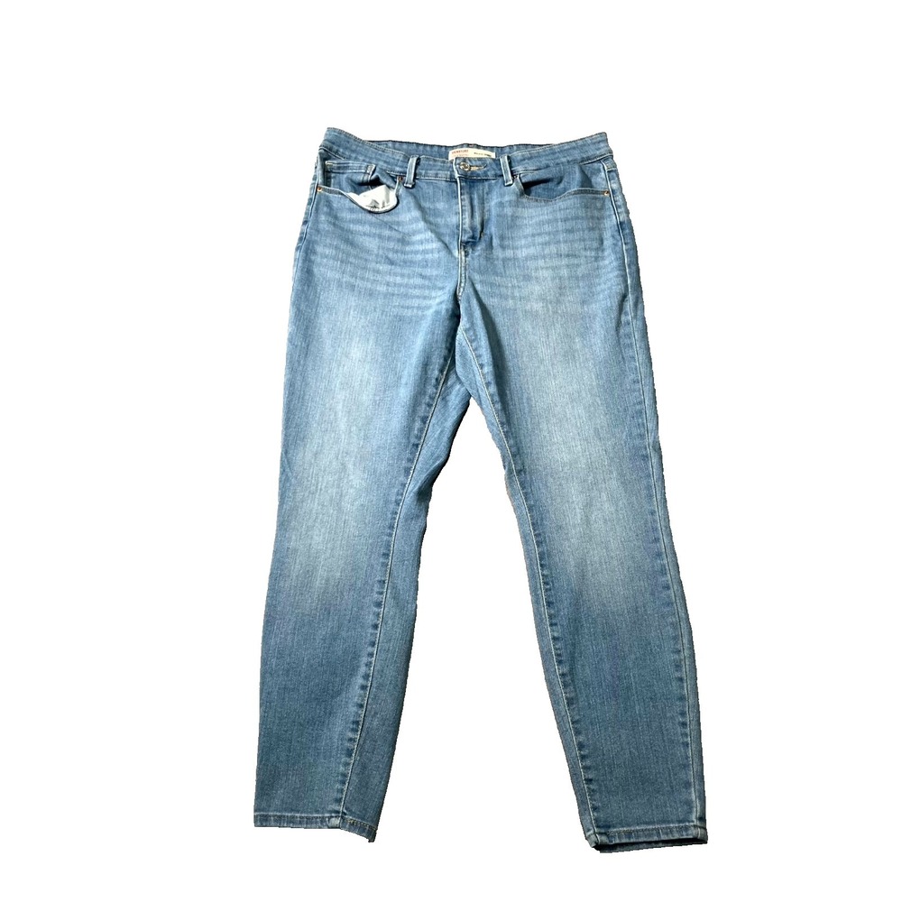 Signature by‎ Levi's Skinny Jeans Womens 10 Blue Denim Cotton Stretch Mid Rise